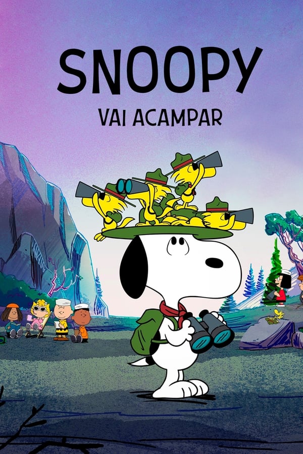 Snoopy Vai Acampar